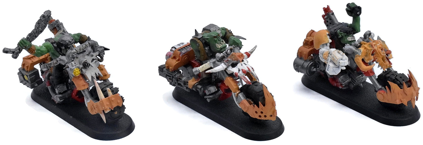 ORKS 3 Ork Warbiker Mob #1 Warhammer 40K 2938