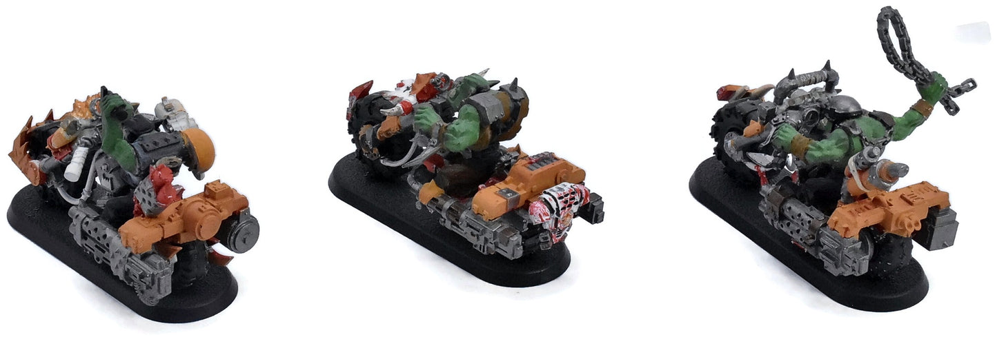 ORKS 3 Ork Warbiker Mob #1 Warhammer 40K 2938