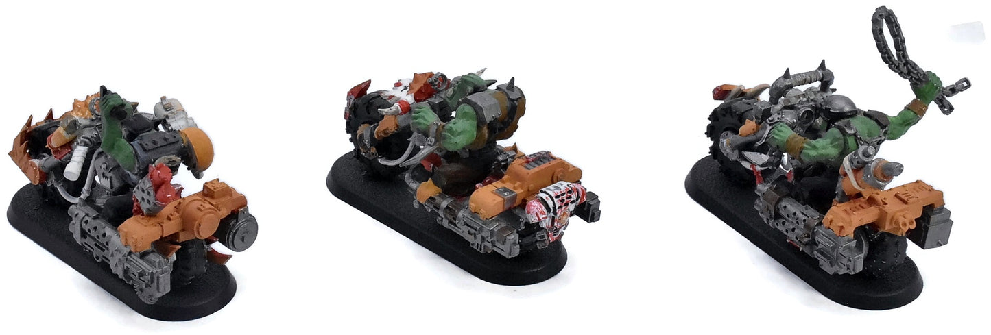 ORKS 3 Ork Warbiker Mob #1 Warhammer 40K 2938