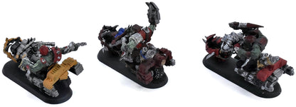 ORKS 3 Ork Warbiker Mob #2 Warhammer 40K 2952