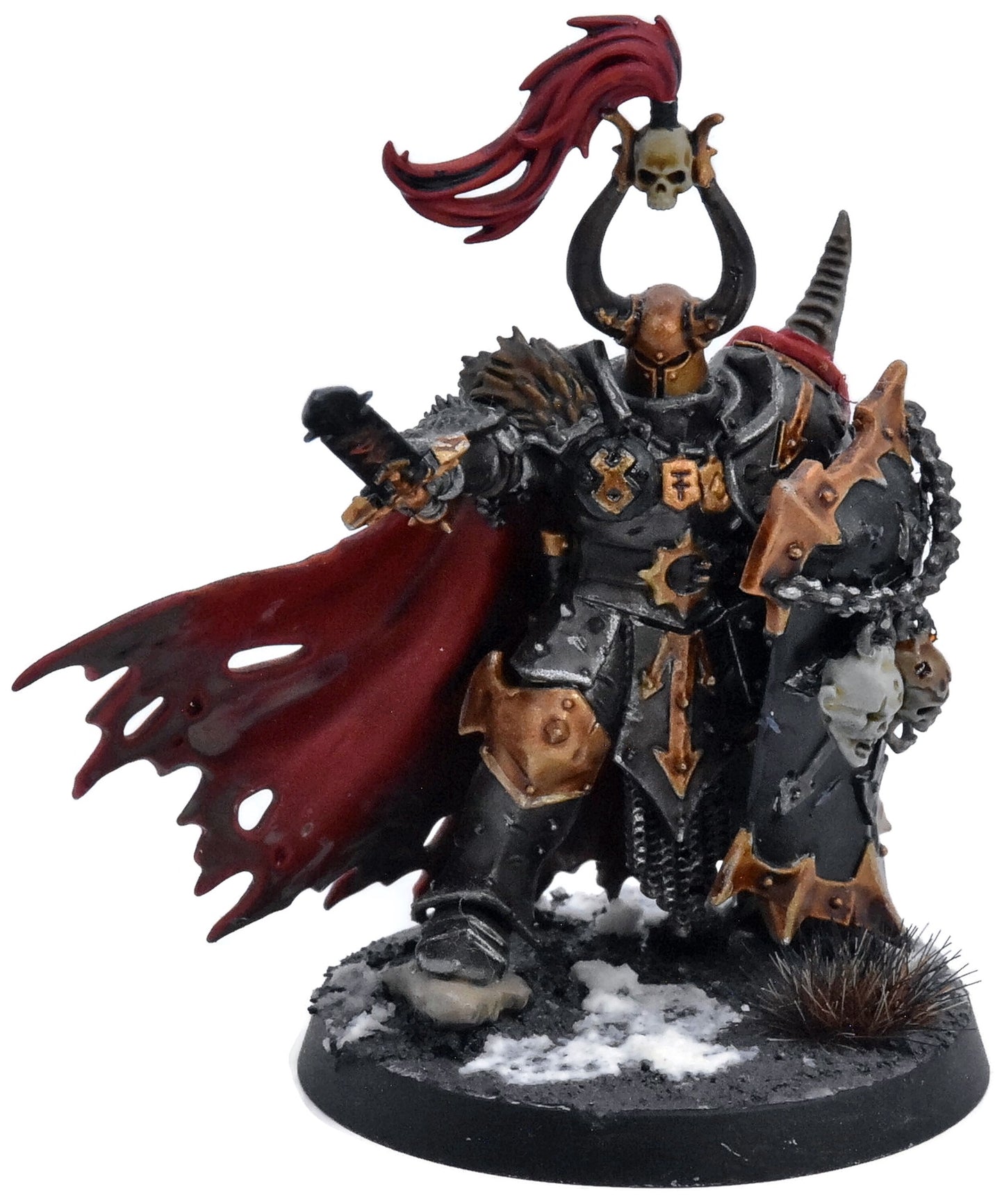SLAVES TO DARKNESS Exalted Hero Of Chaos #1 WELL PAINTED Warhammer Sigmar 9742