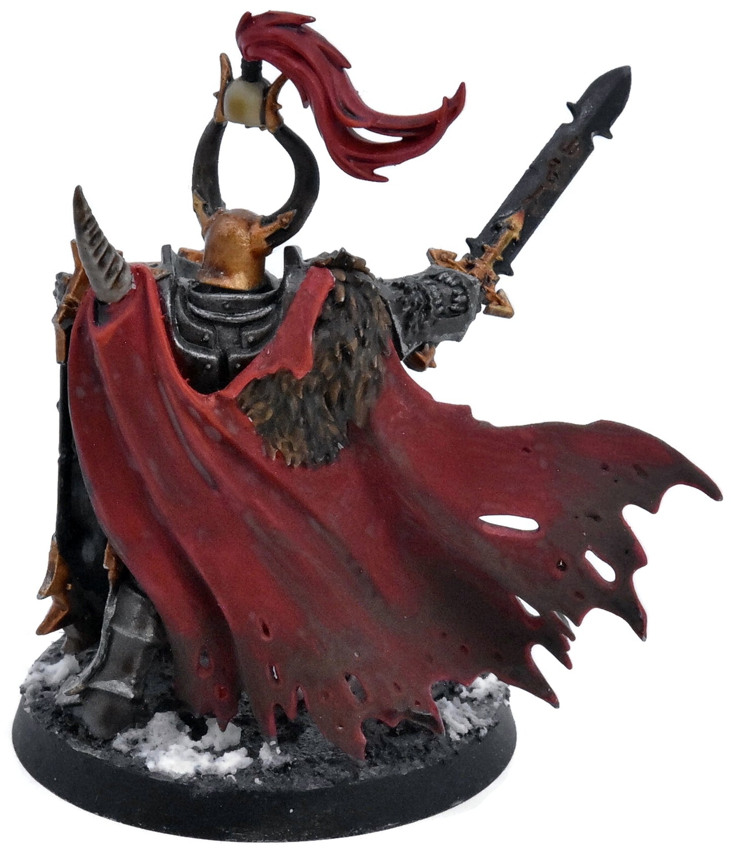 SLAVES TO DARKNESS Exalted Hero Of Chaos #1 WELL PAINTED Warhammer Sigmar 9742