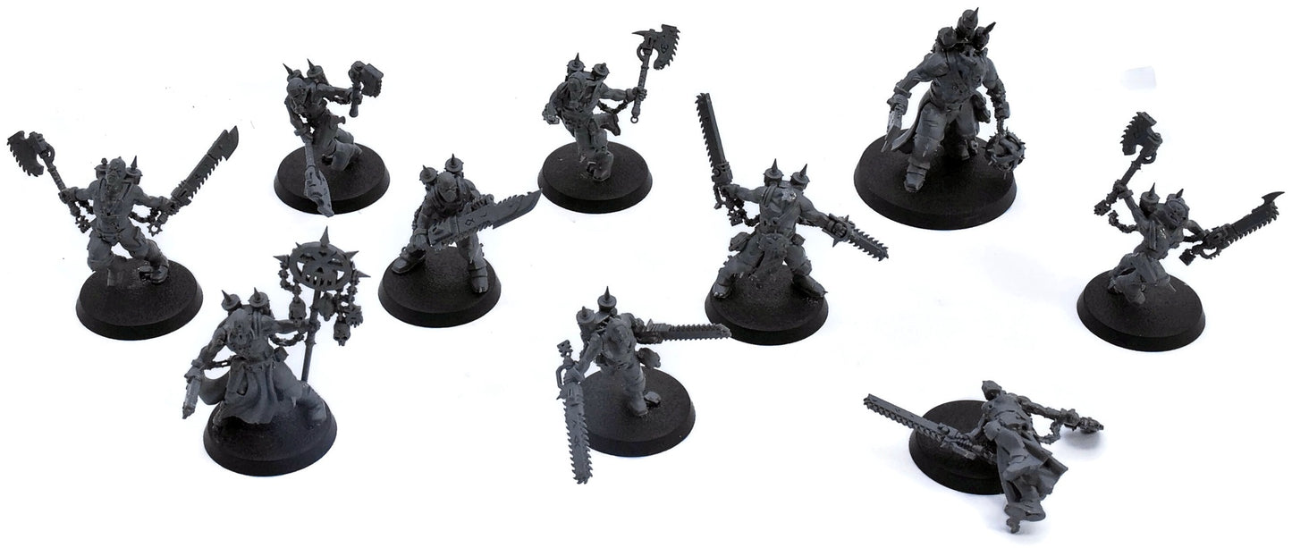 CHAOS SPACE MARINES 10 Jakhals #1 Warhammer 40K World Eaters 3003