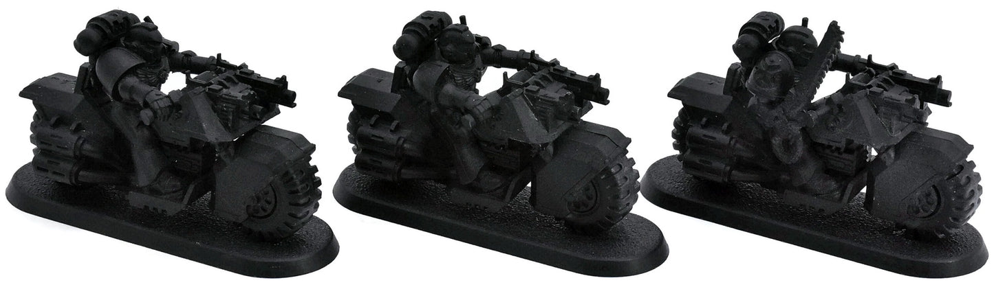 BLACK TEMPLARS 3 Bikers #1 Warhammer 40K 9858