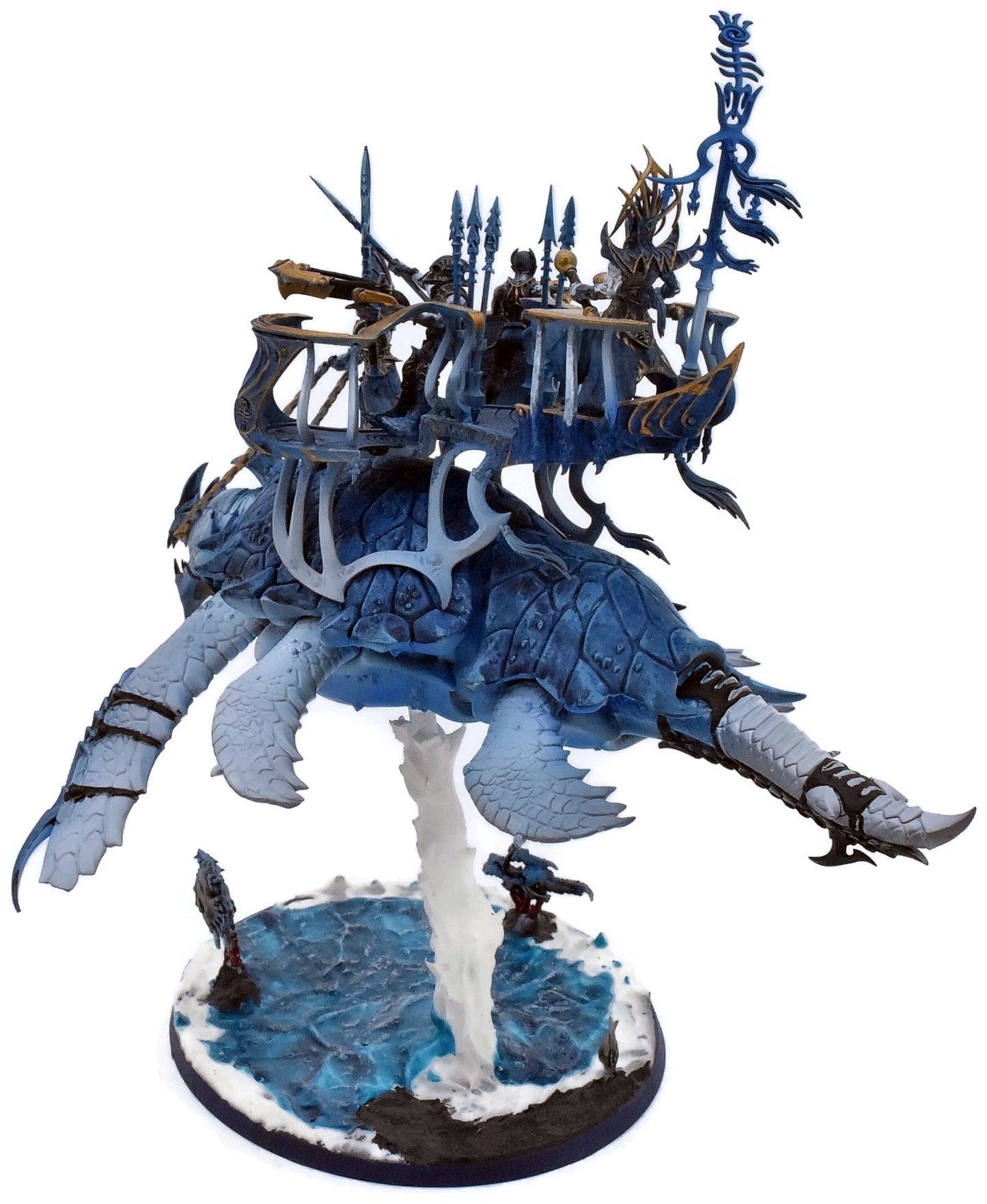 IDONETH DEEPKIN Akhelian Leviadon #1 WELL PAINTED Warhammer Sigmar 0069