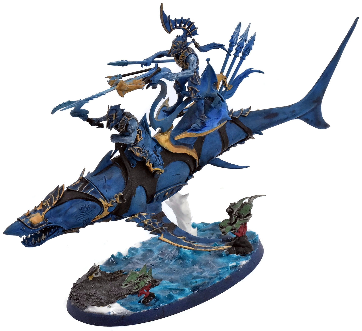 IDONETH DEEPKIN Akhelian Allopex #2 WELL PAINTED Warhammer Sigmar 0083