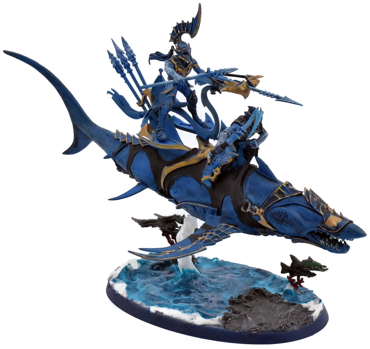 IDONETH DEEPKIN Akhelian Allopex #2 WELL PAINTED Warhammer Sigmar 0083