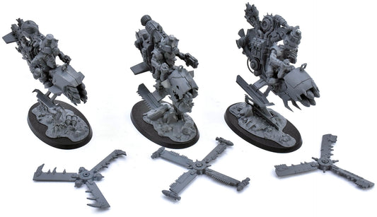 ORKS 3 Deffkoptas #1 Warhammer 40K 3447