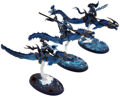 IDONETH DEEPKIN 3 Akhelian Morrsarr Guard #3 WELL PAINTED Warhammer Sigmar 0137
