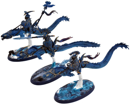IDONETH DEEPKIN 3 Akhelian Morrsarr Guard #4 WELL PAINTED Warhammer Sigmar 0144