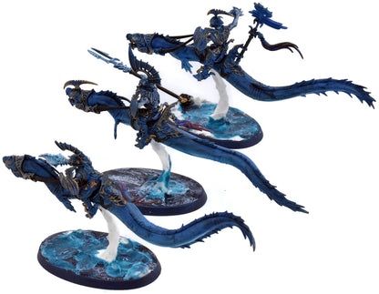 IDONETH DEEPKIN 3 Akhelian Morrsarr Guard #4 WELL PAINTED Warhammer Sigmar 0144
