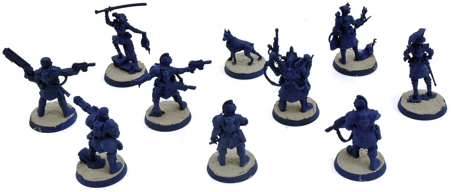 IMPERIAL AGENTS 10 Entourage & Voidsmen-At-Arm #1 Warhammer 40K 3843