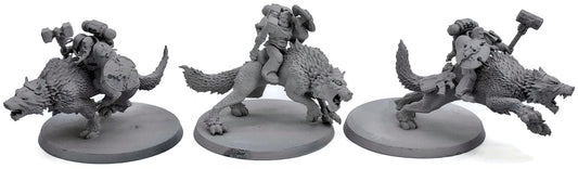 SPACE WOLVES 3 Thunderwolf Cavalry #1 Warhammer 40K 0410