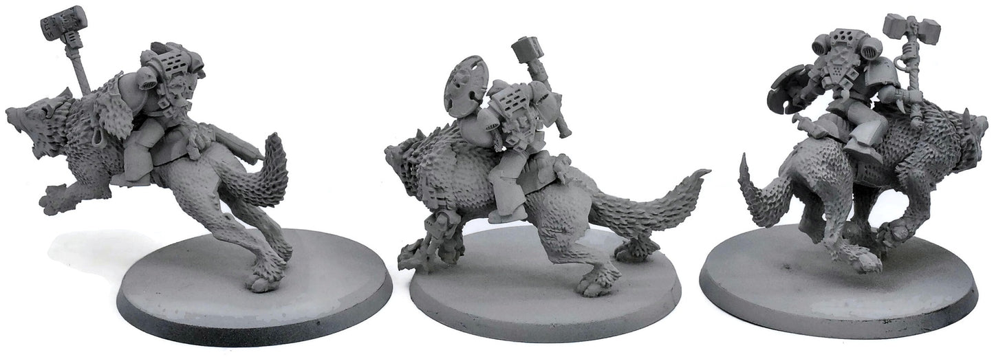 SPACE WOLVES 3 Thunderwolf Cavalry #1 Warhammer 40K 0410