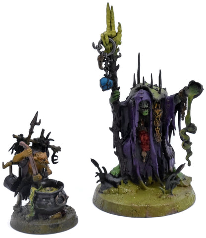 ORRUK WARCLANS Swampcalla Shaman With Pot-Grot #1 Warhammer Sigmar 3997