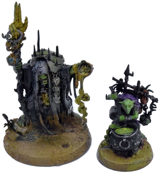 ORRUK WARCLANS Swampcalla Shaman With Pot-Grot #2 Warhammer Sigmar 4031
