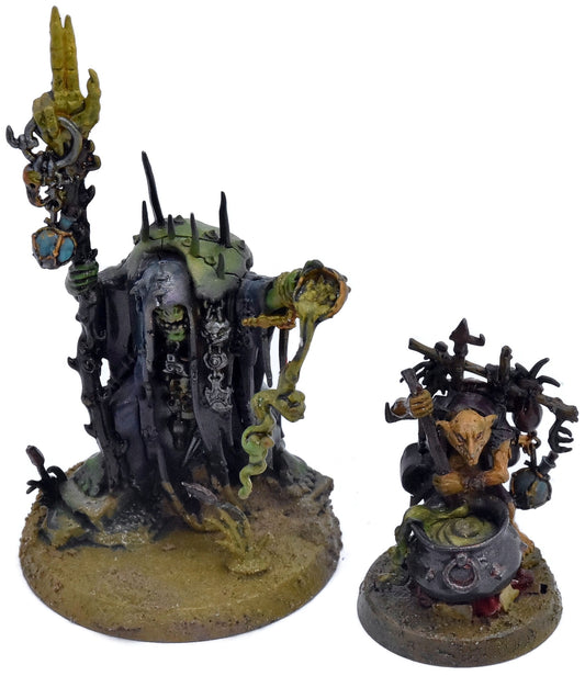 ORRUK WARCLANS Swampcalla Shaman With Pot-Grot #3 Warhammer Sigmar 4048