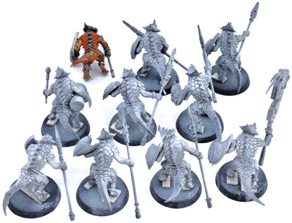 SERAPHON 10 Saurus Warriors #1 Warhammer Sigmar 4079