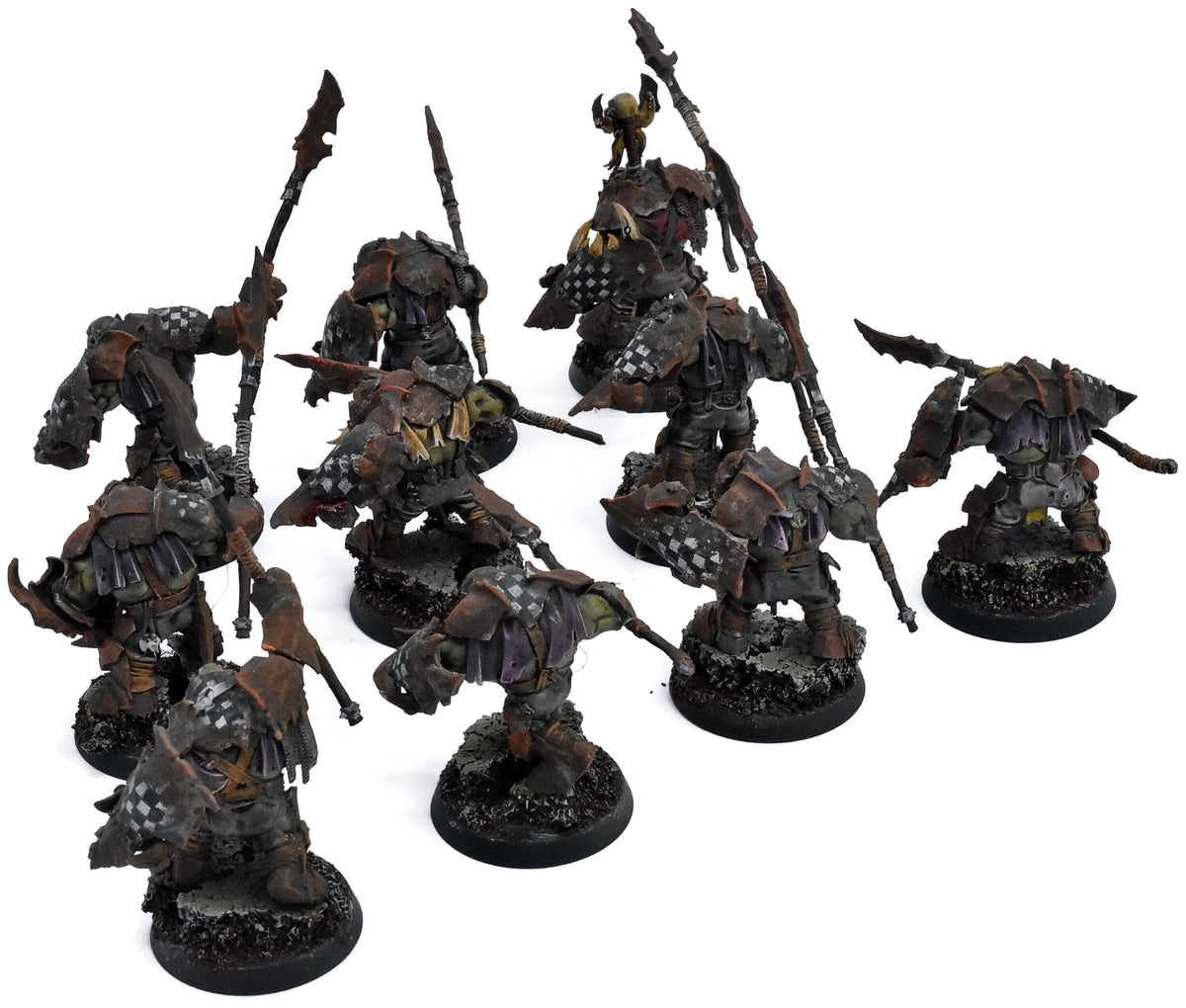 ORRUK WARCLANS 10 Ardboyz #1 PRO PAINTED Warhammer Sigmar 0540