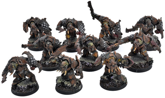 ORRUK WARCLANS 10 Ardboyz #2 PRO PAINTED Warhammer Sigmar 0595