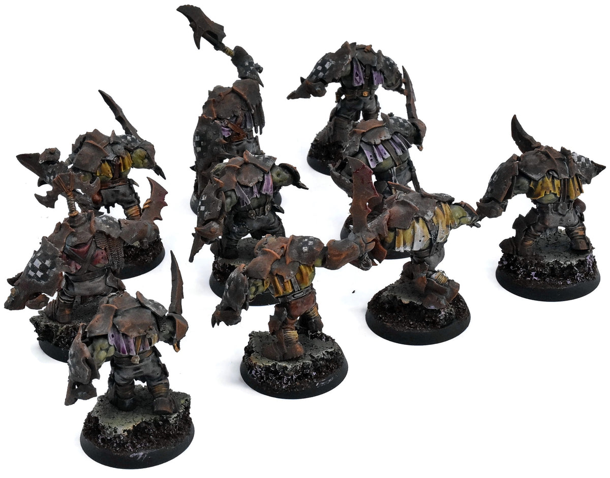 ORRUK WARCLANS 10 Ardboyz #2 PRO PAINTED Warhammer Sigmar 0595