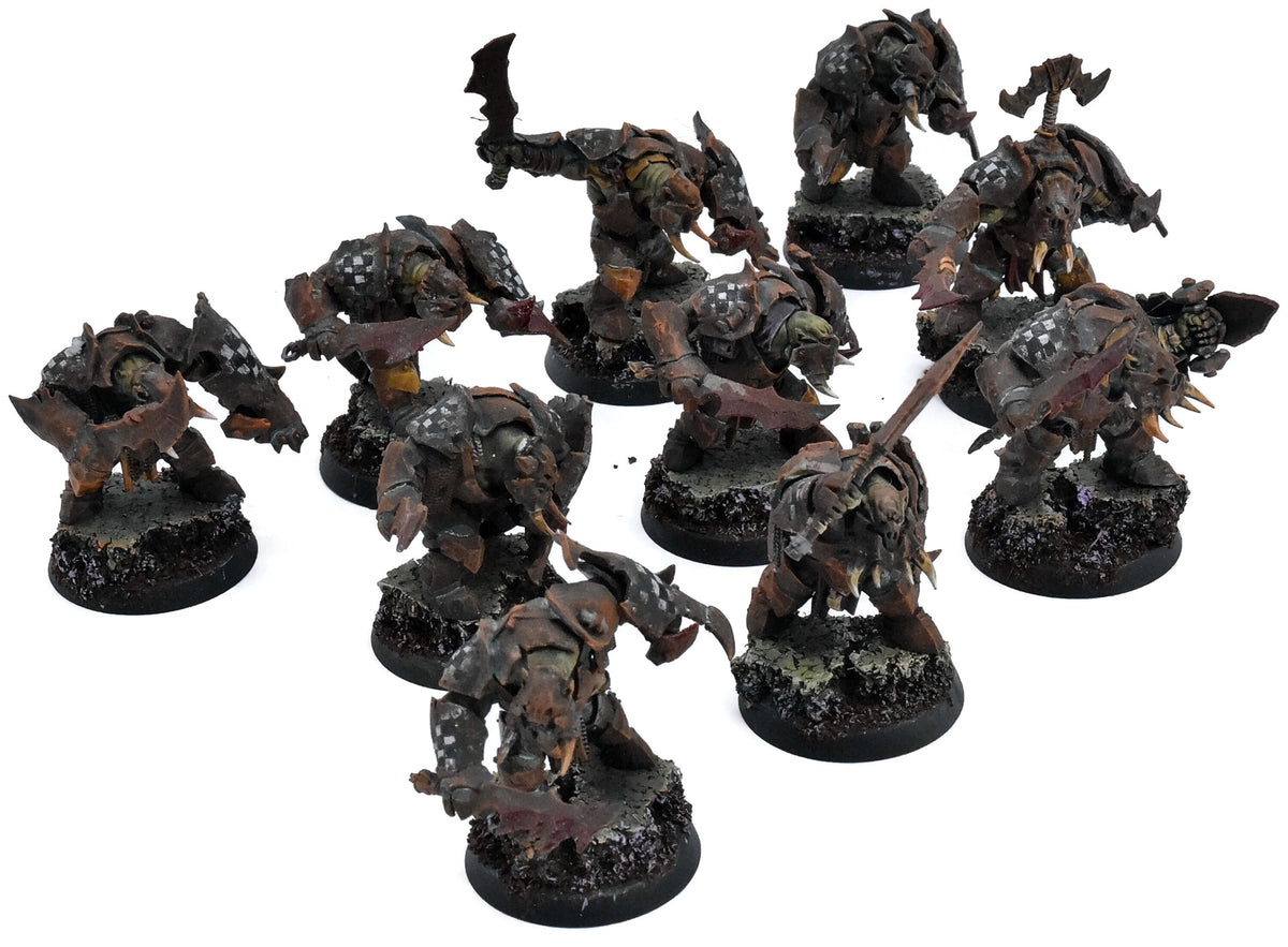 ORRUK WARCLANS 10 Ardboyz #2 PRO PAINTED Warhammer Sigmar 0595