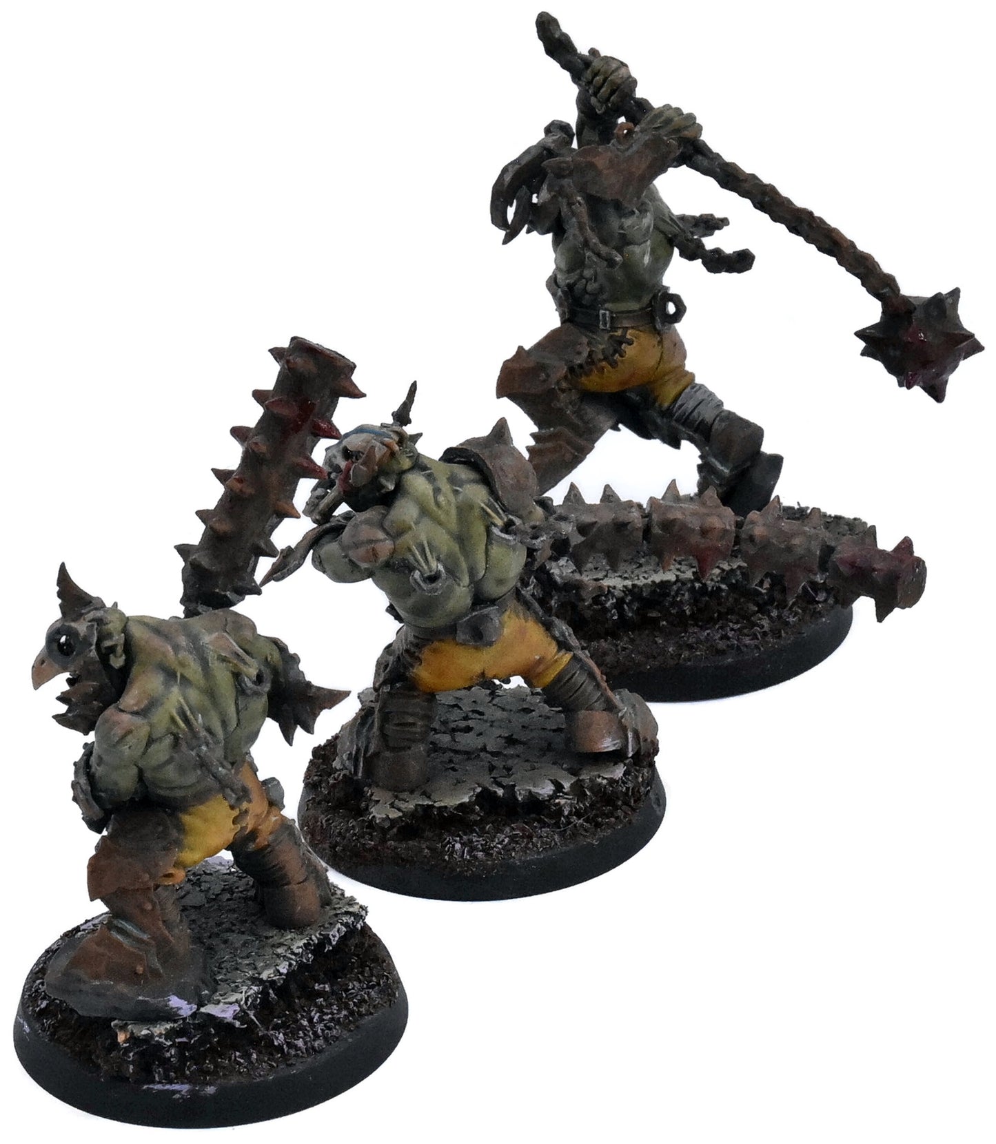 ORRUK WARCLANS 3 Weirdbrute Wrekkaz #1 PRO PAINTED Warhammer Sigmar 0854