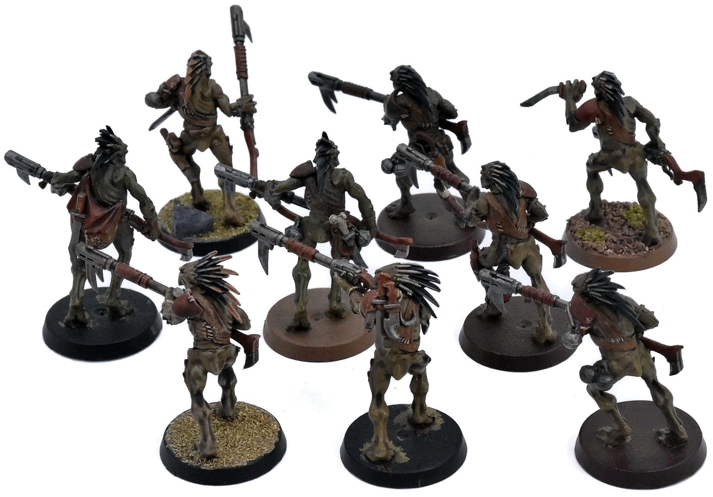 TAU EMPIRE 9 Kroot Carnivore Squad #1 Warhammer 40K 0908