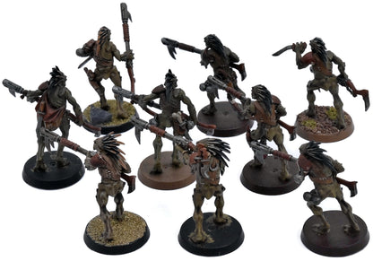 TAU EMPIRE 9 Kroot Carnivore Squad #1 Warhammer 40K 0908