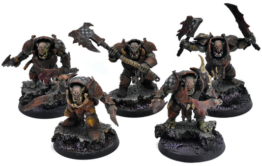 ORRUK WARCLANS 5 Orruk Brutes #3 PRO PAINTED Warhammer Sigmar 0915