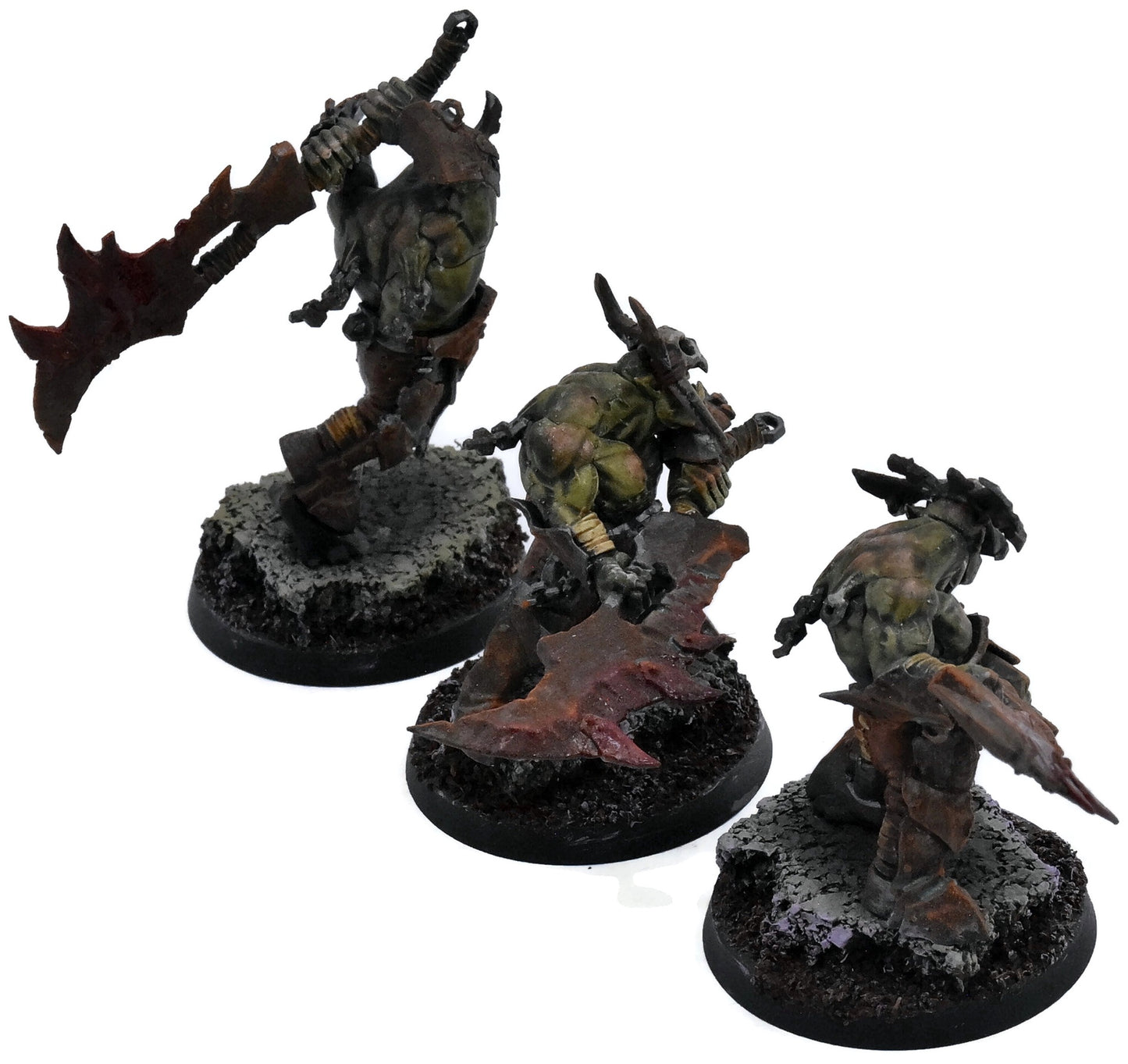 ORRUK WARCLANS 3 Brute Ragerz #1 PRO PAINTED Warhammer Sigmar 0984