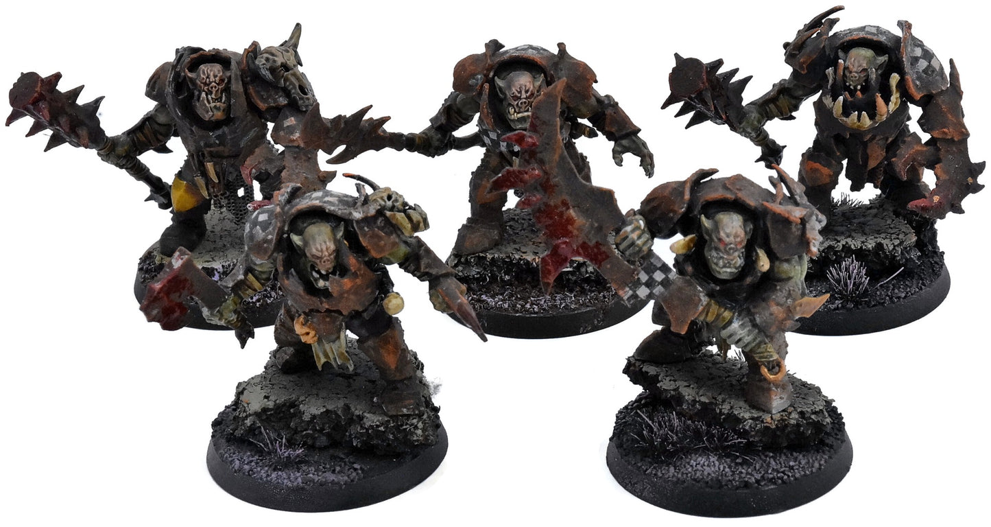 ORRUK WARCLANS 5 Orruk Brutes #4 PRO PAINTED Warhammer Sigmar 0991