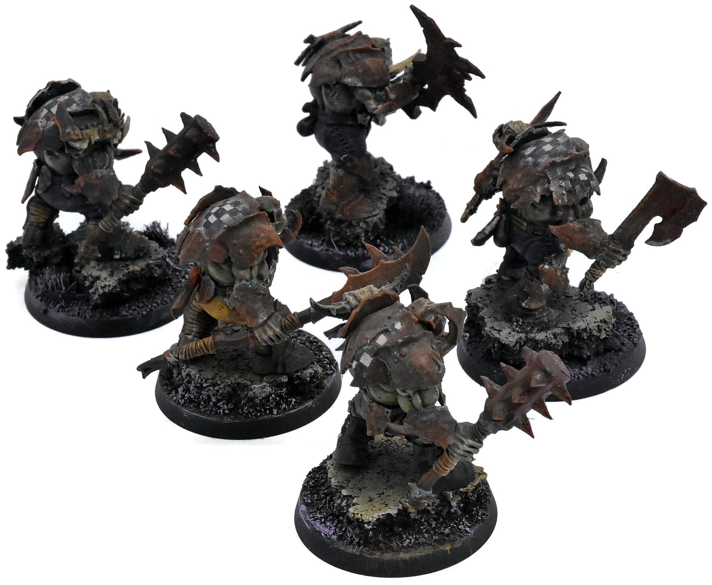 ORRUK WARCLANS 5 Orruk Brutes #4 PRO PAINTED Warhammer Sigmar 0991