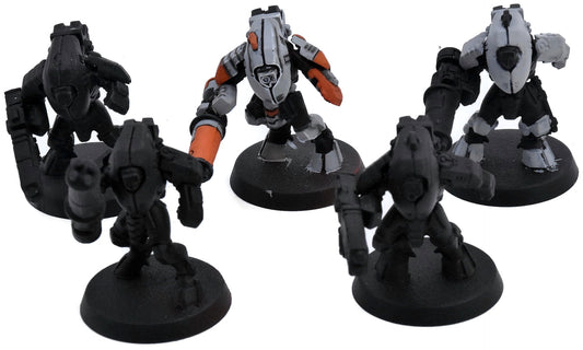 TAU EMPIRE 5 Xv25 Stealth Battlesuits #1 Warhammer 40K 1073