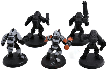 TAU EMPIRE 5 Xv25 Stealth Battlesuits #1 Warhammer 40K 1073