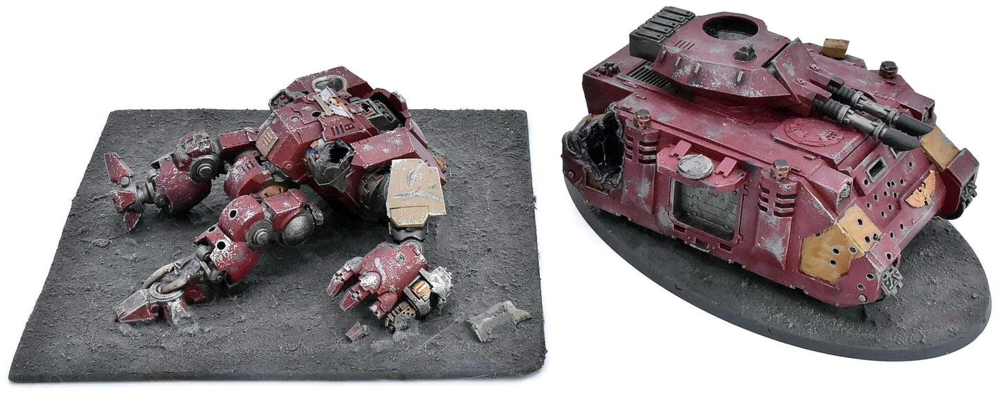 SCENERY & TERRAIN 2 Baal And Fallen Dreadnought Scenery #1 Warhammer 40K 4727