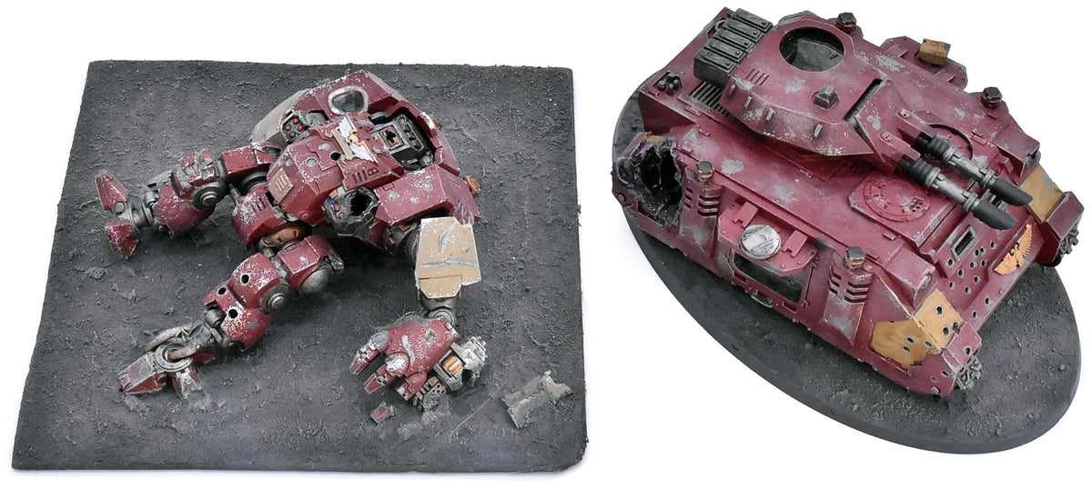 SCENERY & TERRAIN 2 Baal And Fallen Dreadnought Scenery #1 Warhammer 40K 4727