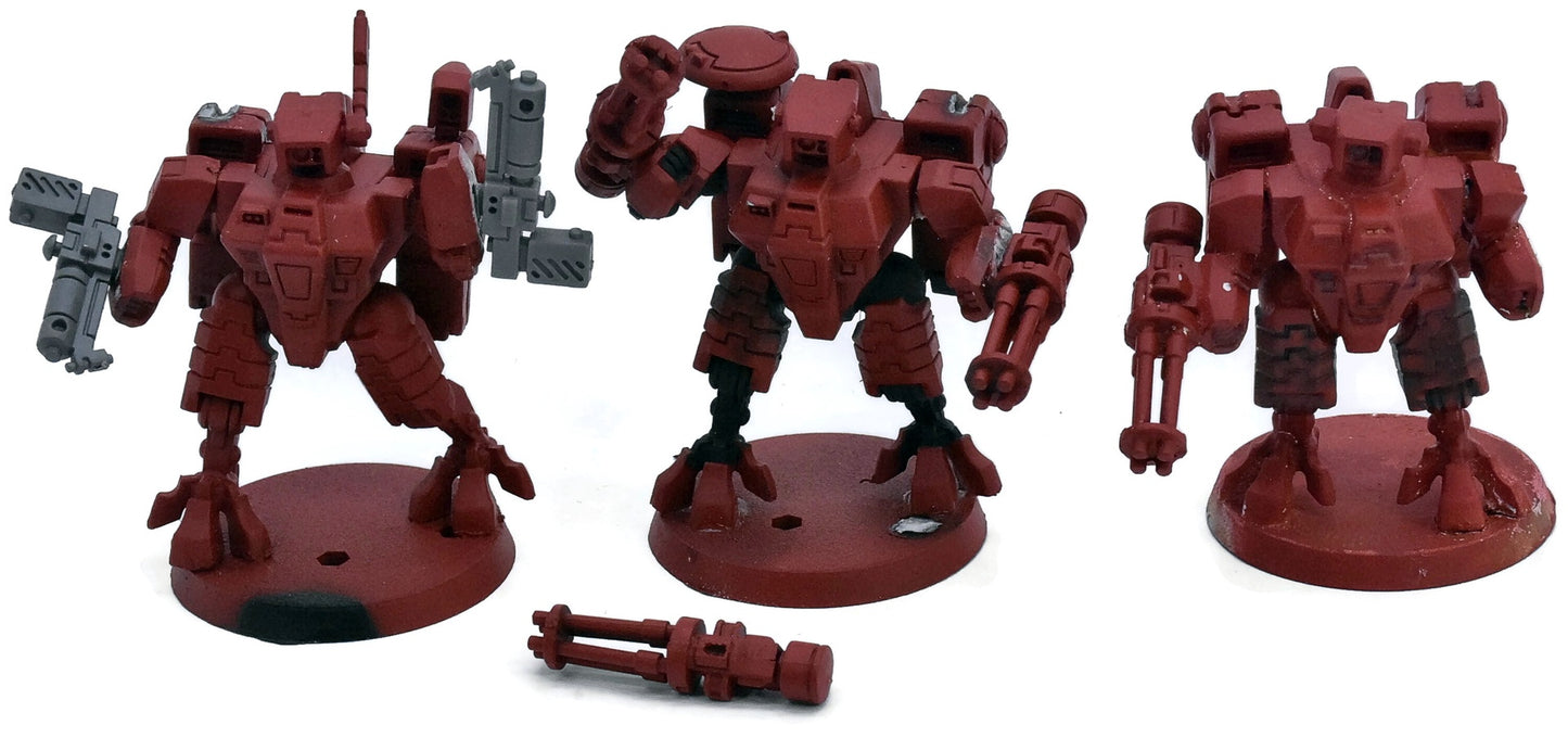 TAU EMPIRE 3 Xv8 Crisis Battlesuits #2 Warhammer 40K 1110