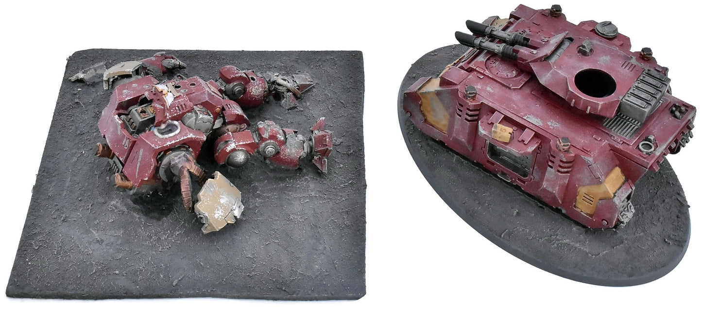 SCENERY & TERRAIN 2 Baal And Fallen Dreadnought Scenery #1 Warhammer 40K 4727