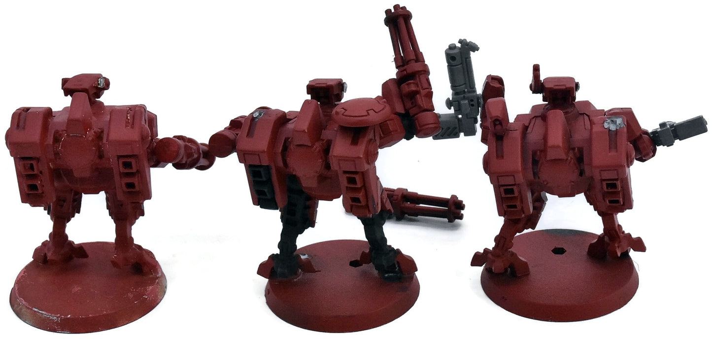 TAU EMPIRE 3 Xv8 Crisis Battlesuits #2 Warhammer 40K 1110
