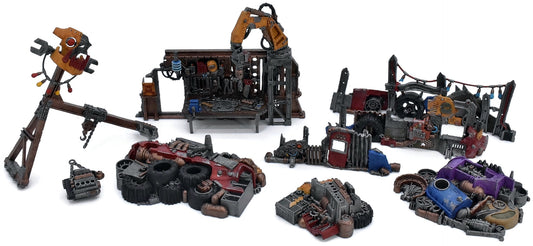 ORKS Scenery Speed Freeks #1 WELL PAINTED Warhammer 40K 4741