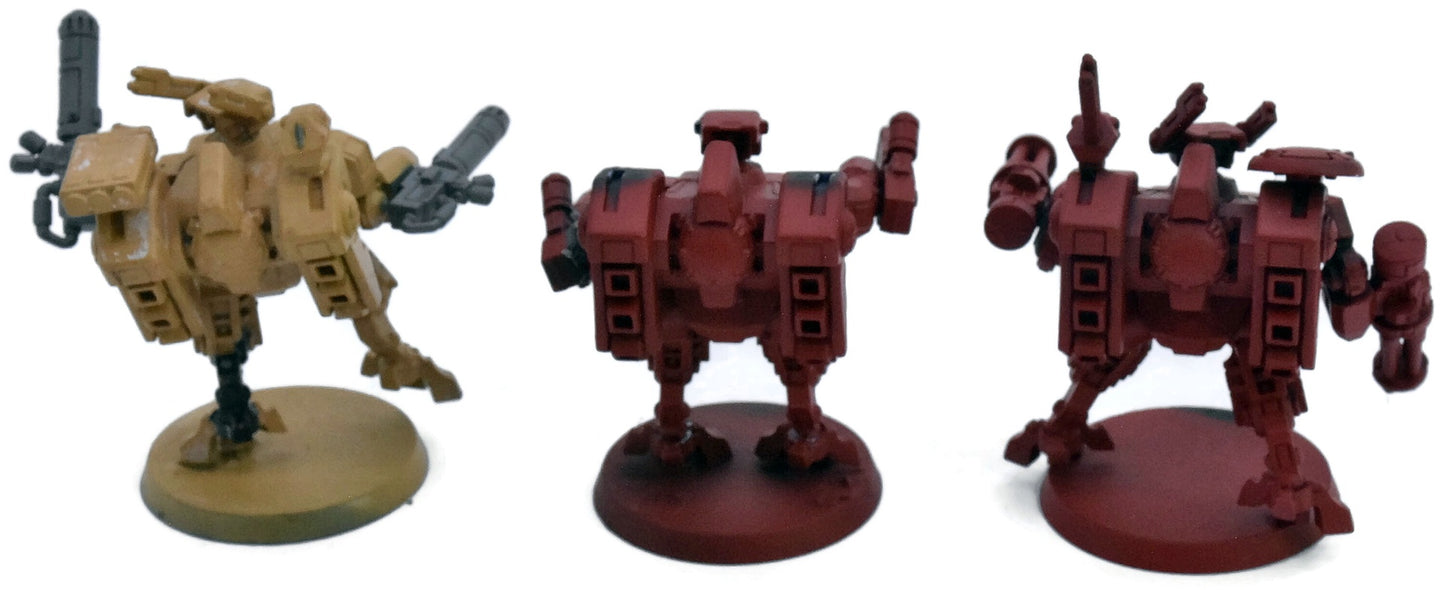 TAU EMPIRE 3 Xv8 Crisis Battlesuits #1 Warhammer 40K 1127