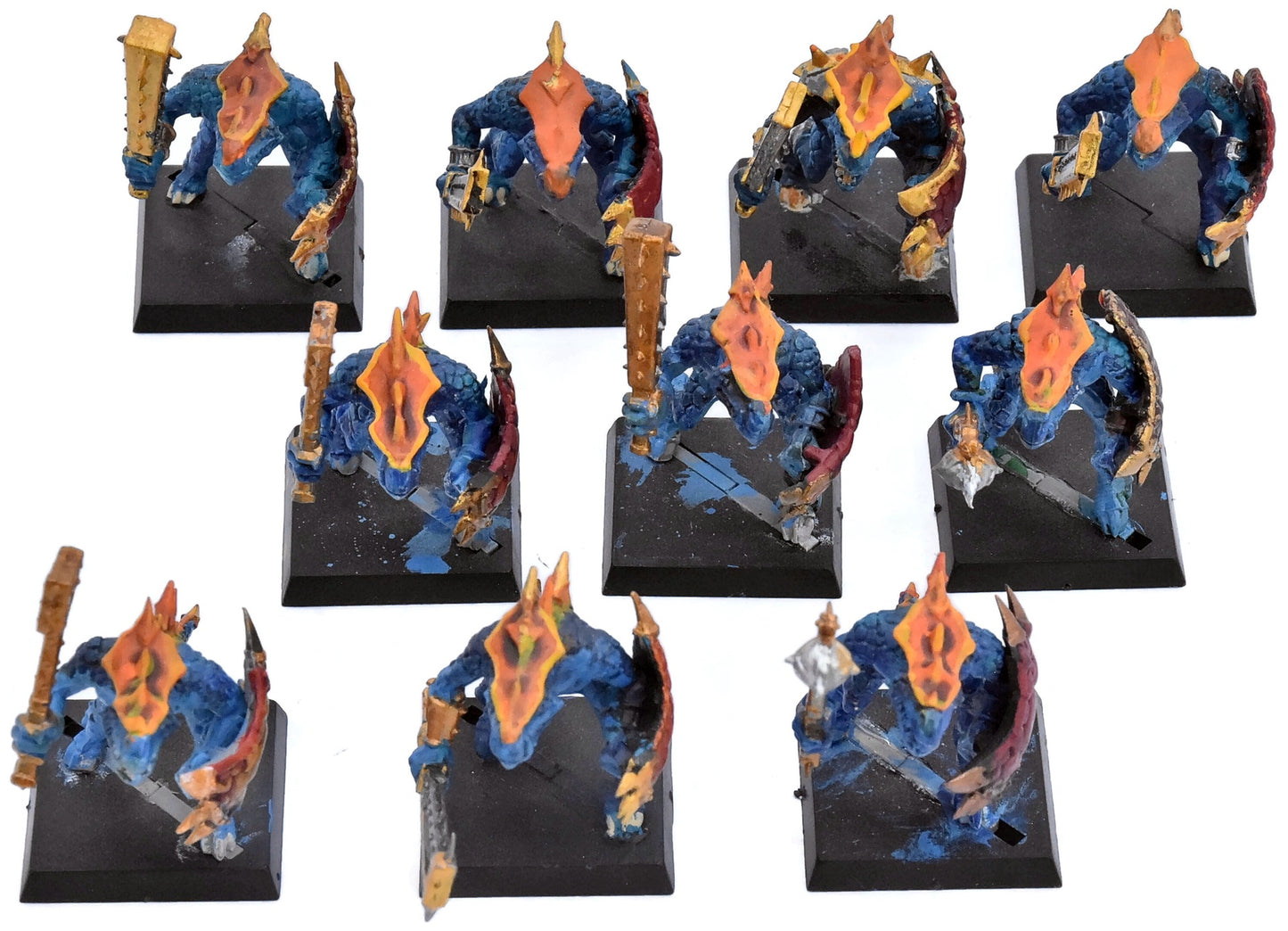 SERAPHON 10 Saurus Warriors #3 Warhammer Sigmar 4864