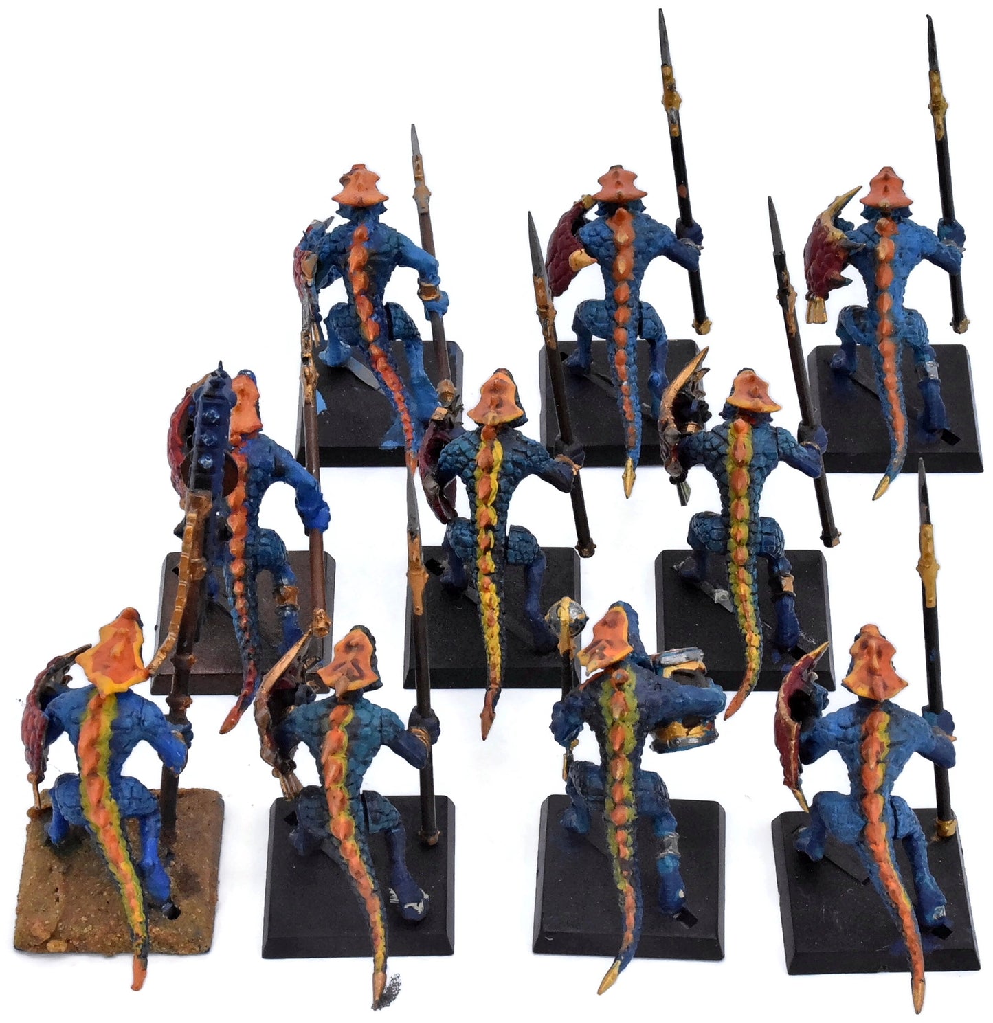 SERAPHON 10 Saurus Warriors #4 Warhammer Sigmar 4871