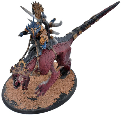 SERAPHON Saurus Scar-Veteran On Carnosaur #1 broken spear Sigmar 5038