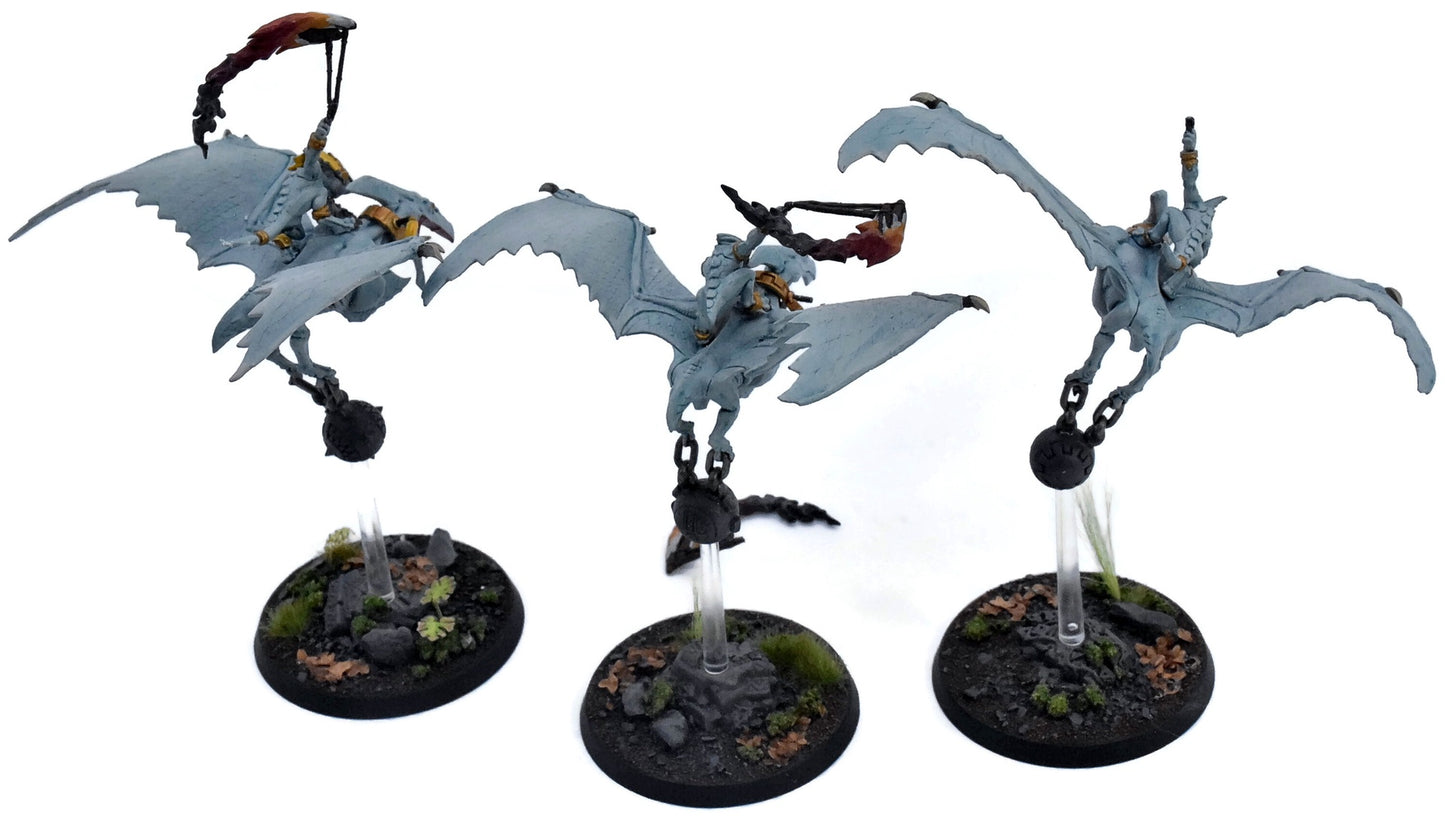 SERAPHON 3 Terradon Riders #1 WELL PAINTED Warhammer Sigmar 5090