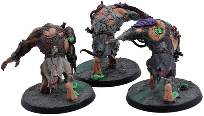 SKAVEN 3 Rat Ogor #1 WELL PAINTED Warhammer Sigmar 1493