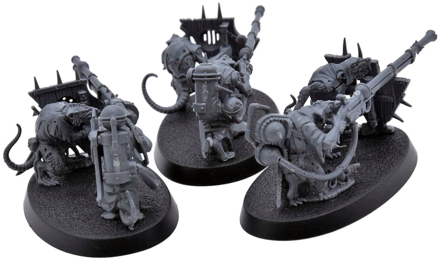 SKAVEN 3 Warplock Jezzails #1 Warhammer Sigmar 1509