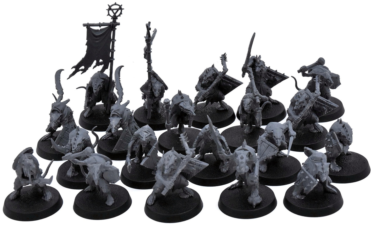 SKAVEN 20 Clanrats #2 Warhammer Sigmar 1523