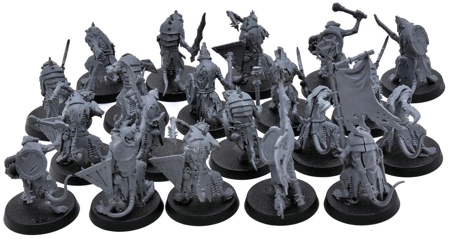 SKAVEN 20 Clanrats #2 Warhammer Sigmar 1523